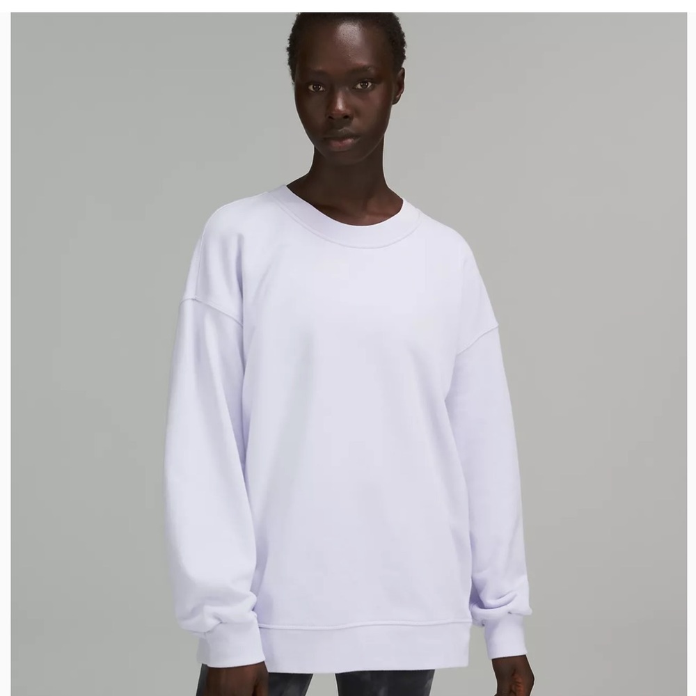 Perfectly Oversized Crew Pastel Blue size 6
